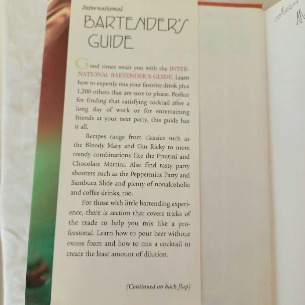 Gramercy Books international bartender